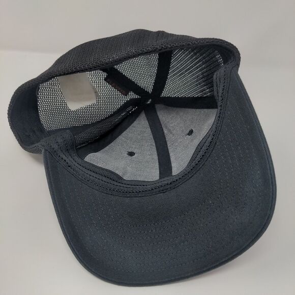 Mesh Tree Fitted Trucker Hat Black L/XL Flexfit Patriotic Mesh Back Columbia - Picture 7 of 10
